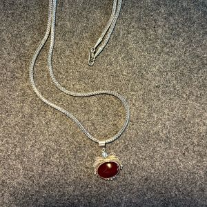 Carnelian Pendant Necklace